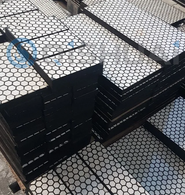 Composite Wear Ceramic Rubber Plate